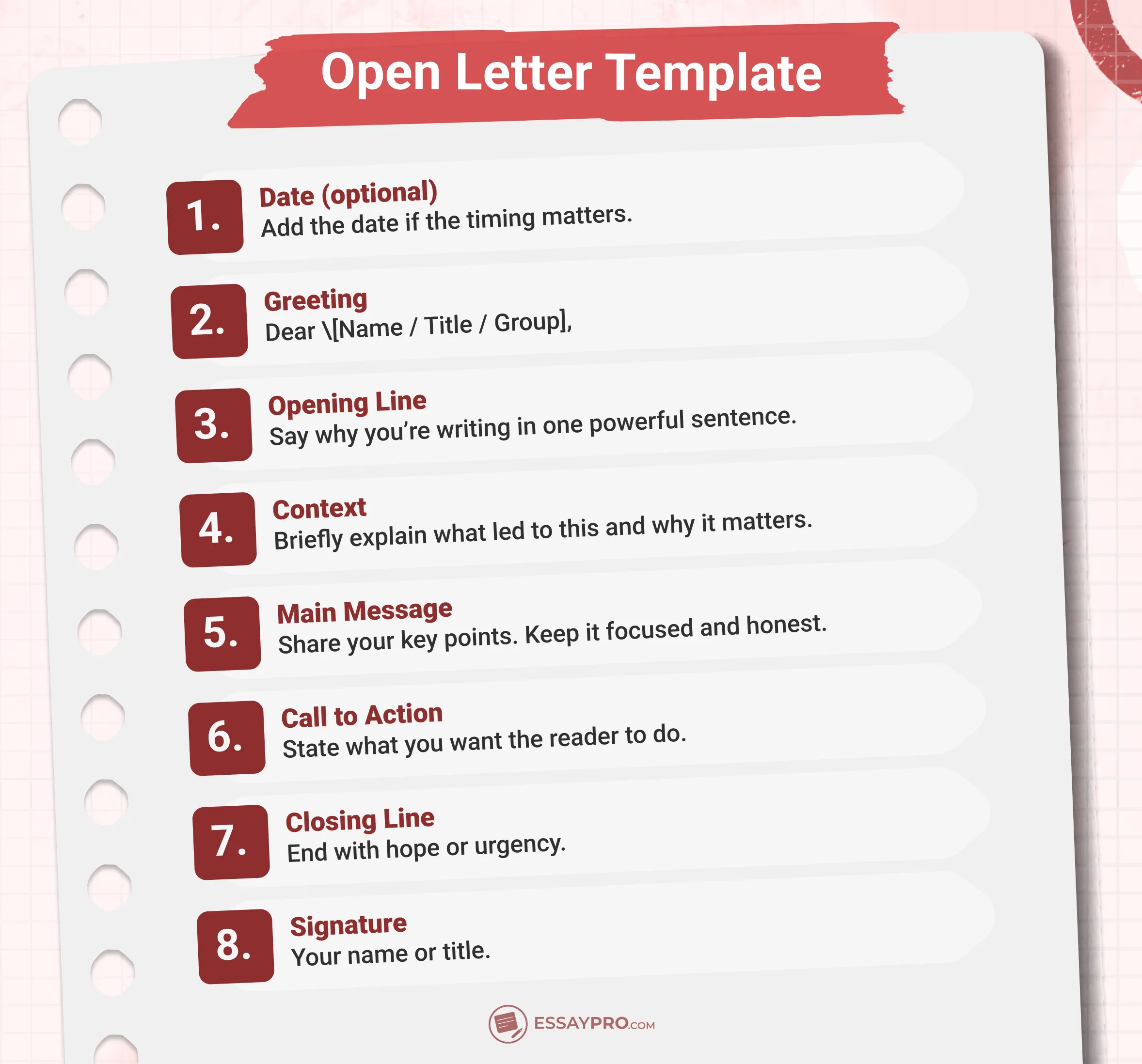 open letter template